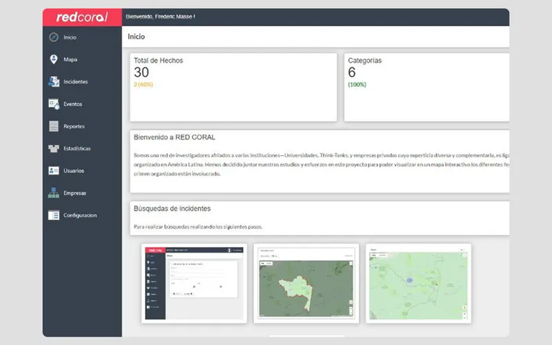 Red Coral – Monitoring and analysis of Incidents